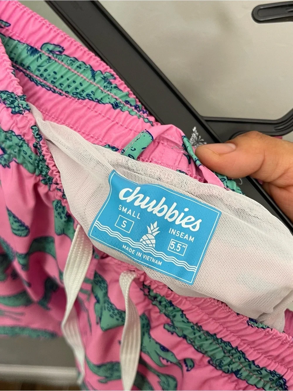 Chubbies Mens the Glades Lined Swim Trunks Sz Small